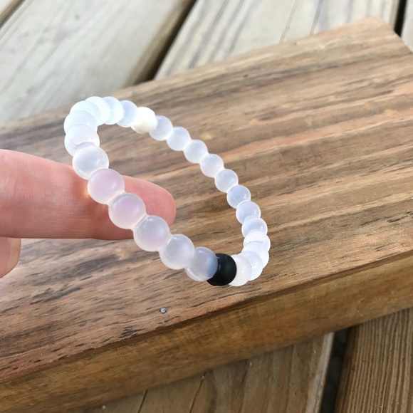 Lokai Bracelet Clear White Mud Water - Picture 4 of 7